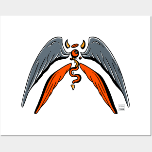 Orangrey Angel Eye Posters and Art